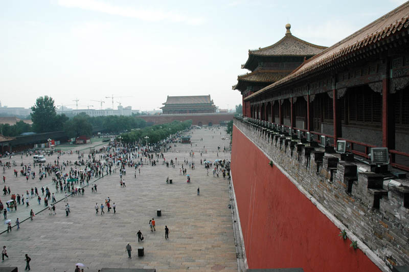 View of the first of many courtyards